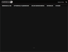 Tablet Screenshot of media2.dk